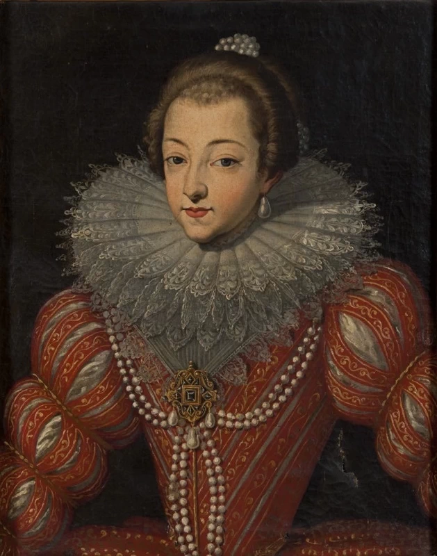 Ritratto di Cristina di Francia in abito rosso - Castello Reale di Racconigi, Cuneo